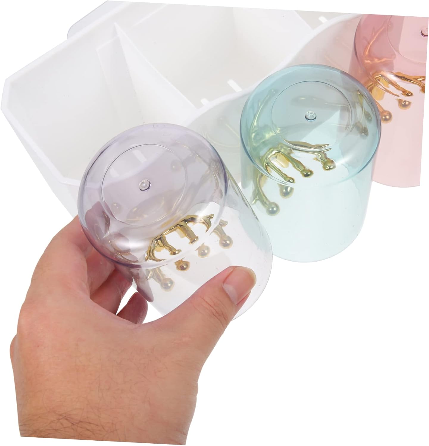 Wall Mounted Toothbrush Holder with Toothpaste Dispenser