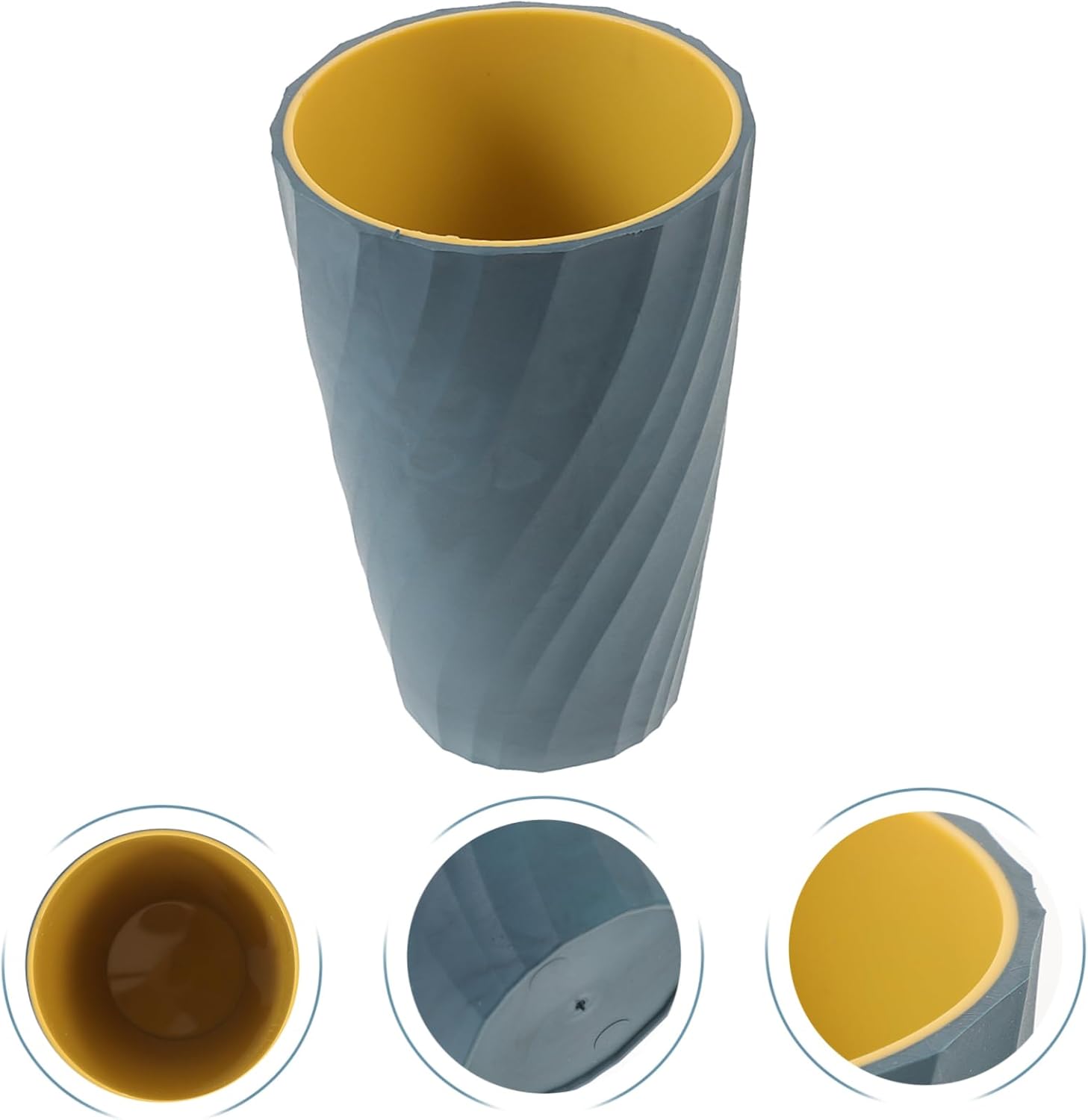 Reusable Plastic Toothbrush Tumbler Perfect for Bathroom Storage