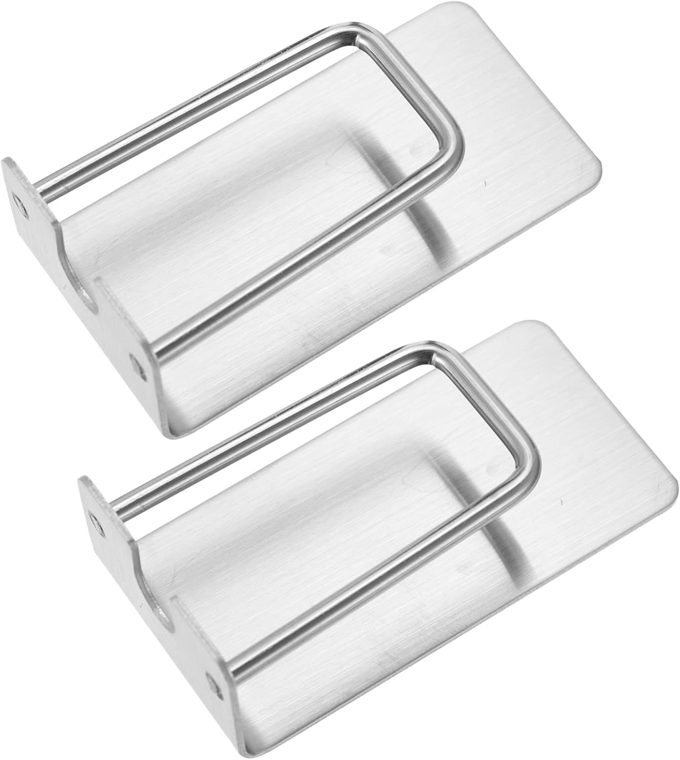 2pcs Wall Mounted Cup Holder Toothbrush Dispenser Stand