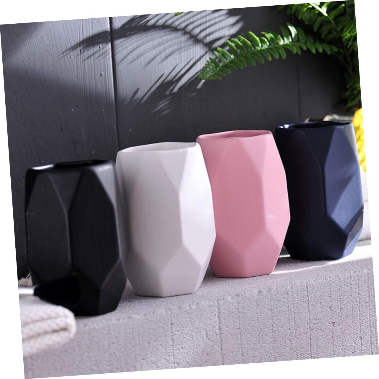 Perfect Ceramic Toothbrush Cup for Couples