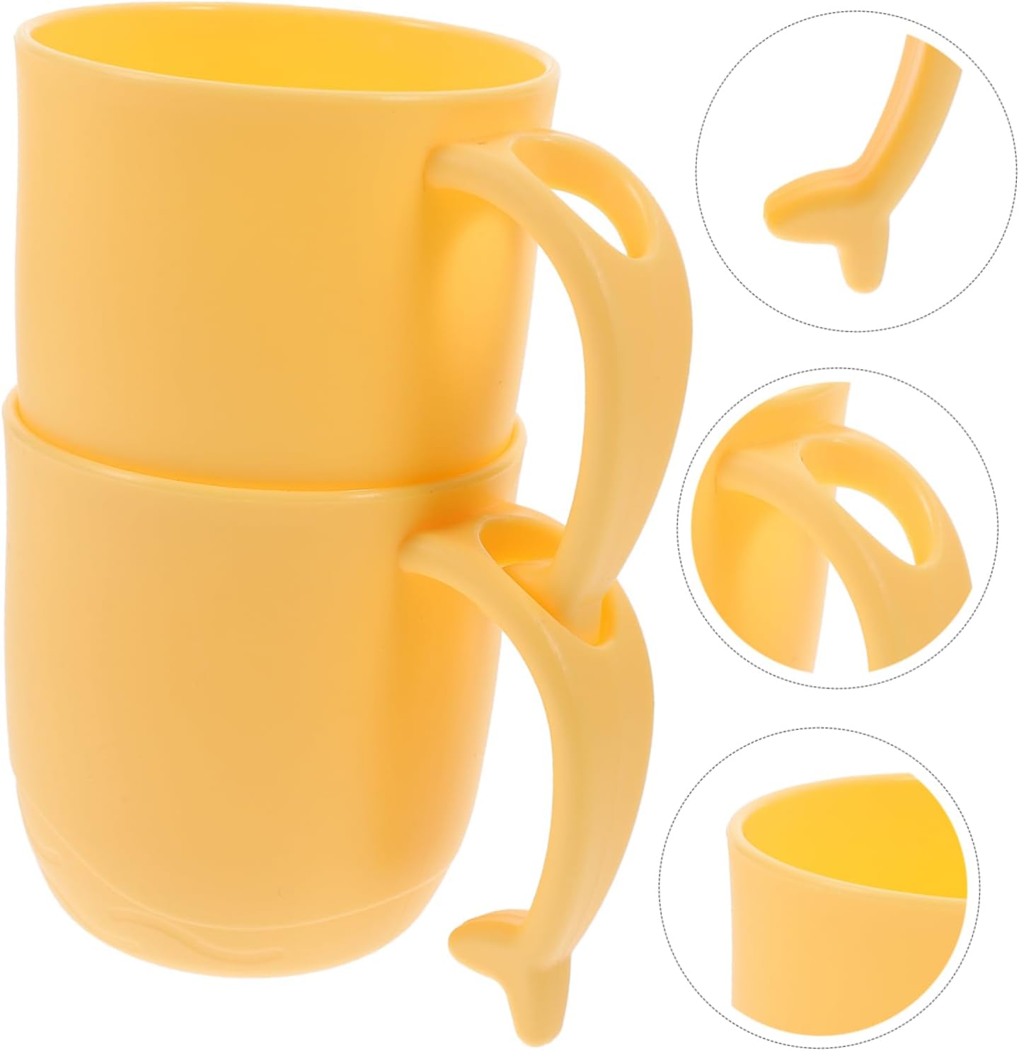 ABOOFAN 2pcs Dolphin Shaped Mouthwash Cups