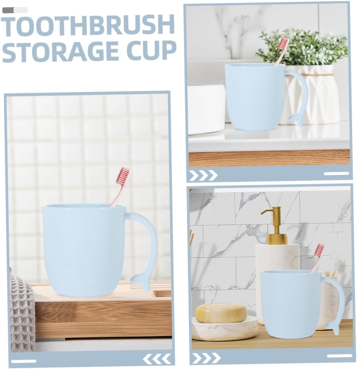 Ciieeo 2pcs Dolphin Mouthwash Cups Cute Toothbrush Holder for Toddlers