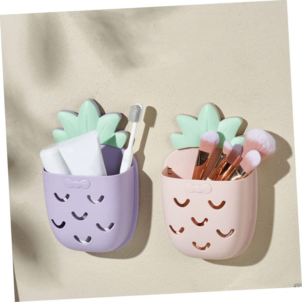 Stylish Pineapple Toothbrush Organizer
