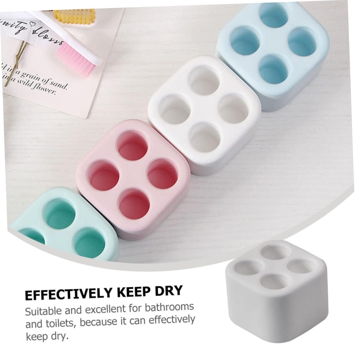 Rustic Diatomite Toothbrush Holder Mini