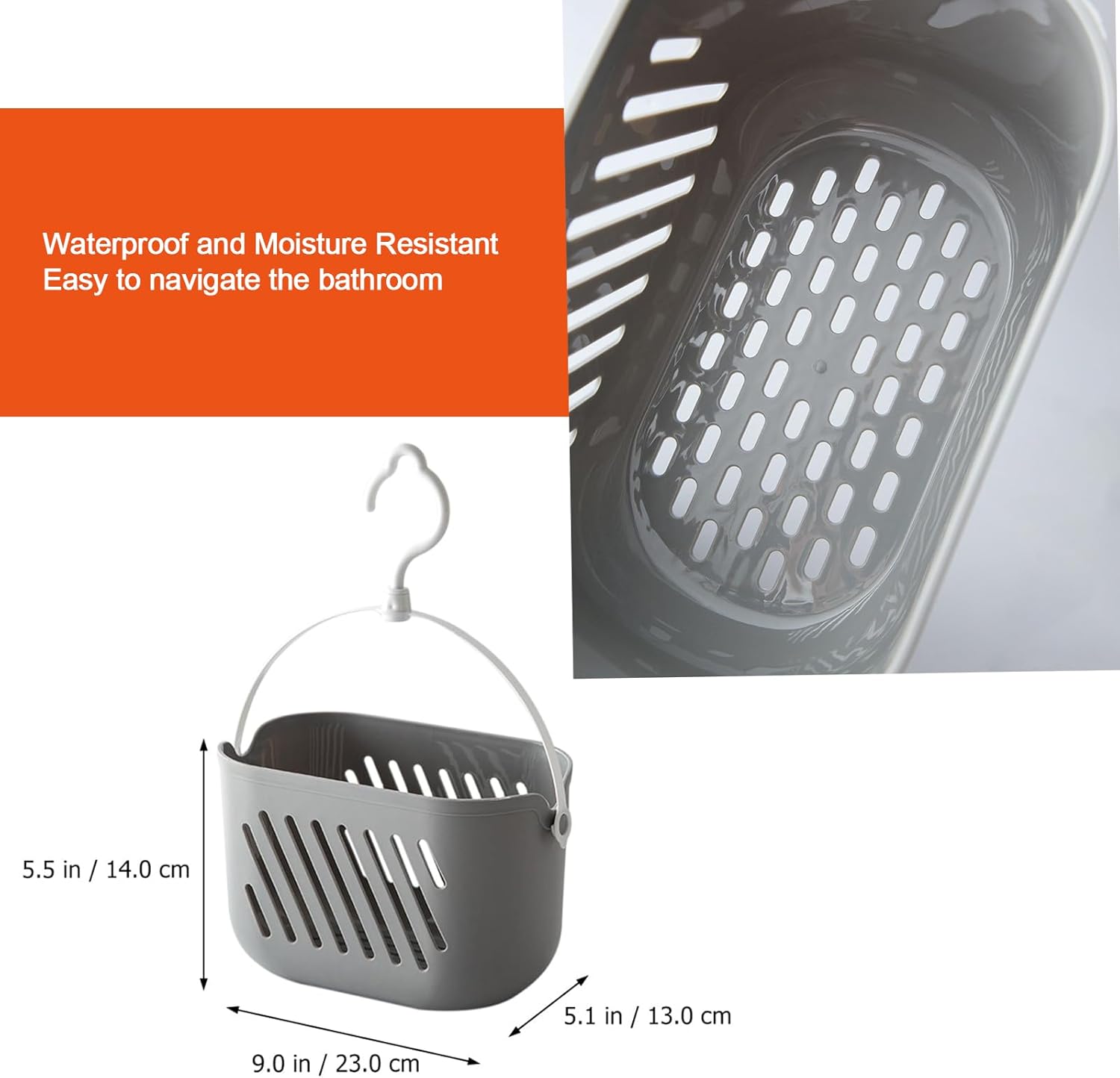2-Piece Hanging Shower Caddy