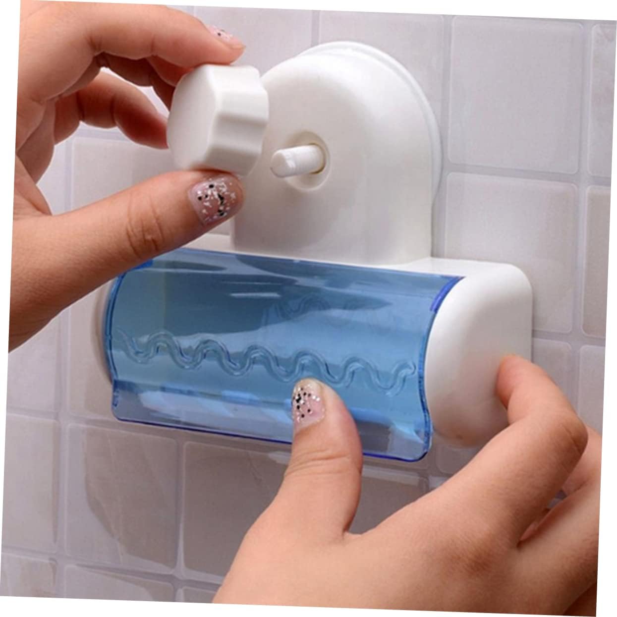 5 Racks Suction Toothbrush Holder