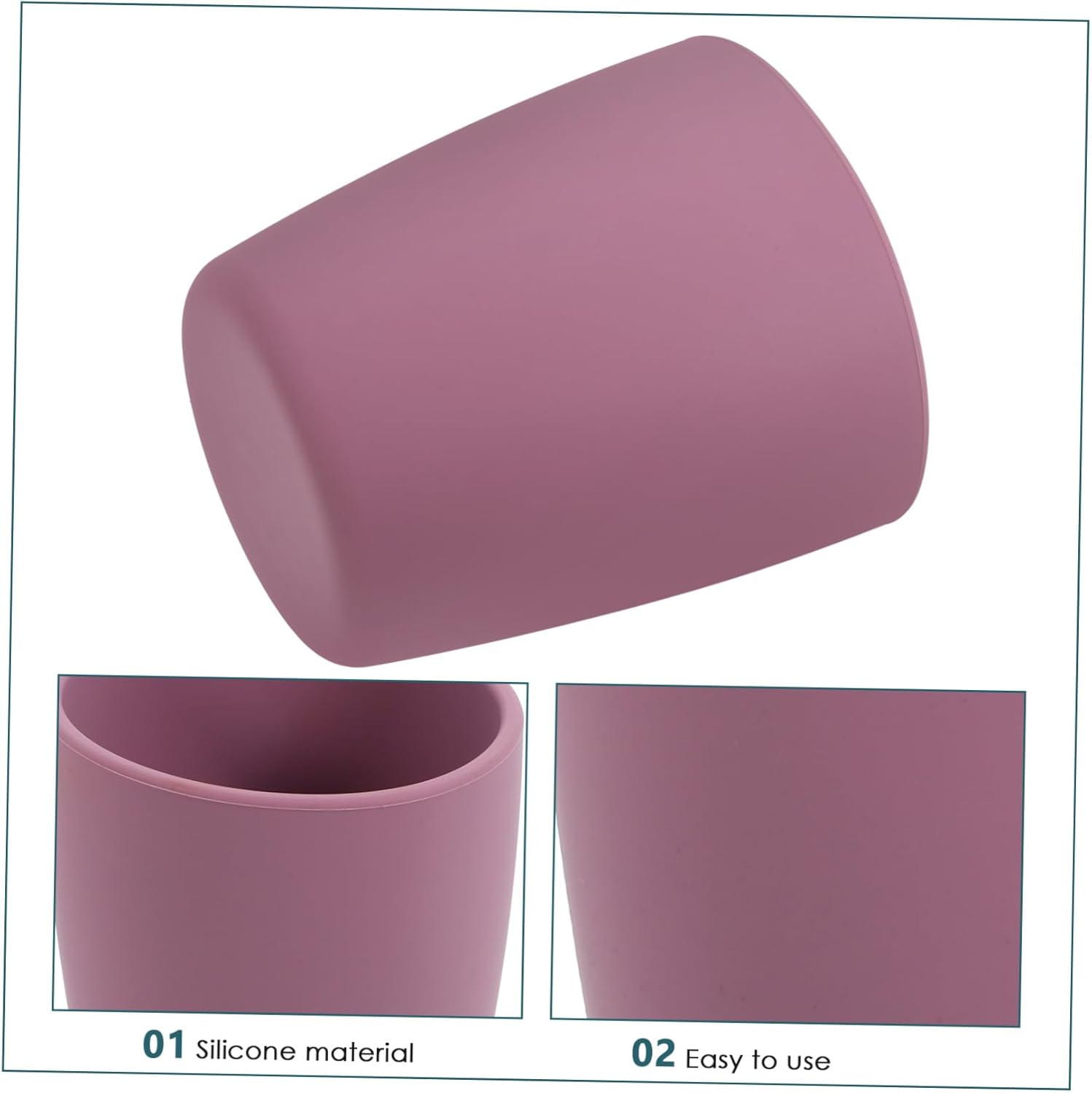 Stylish Silicone Elevator Toothbrush Cup for Boys and Girls