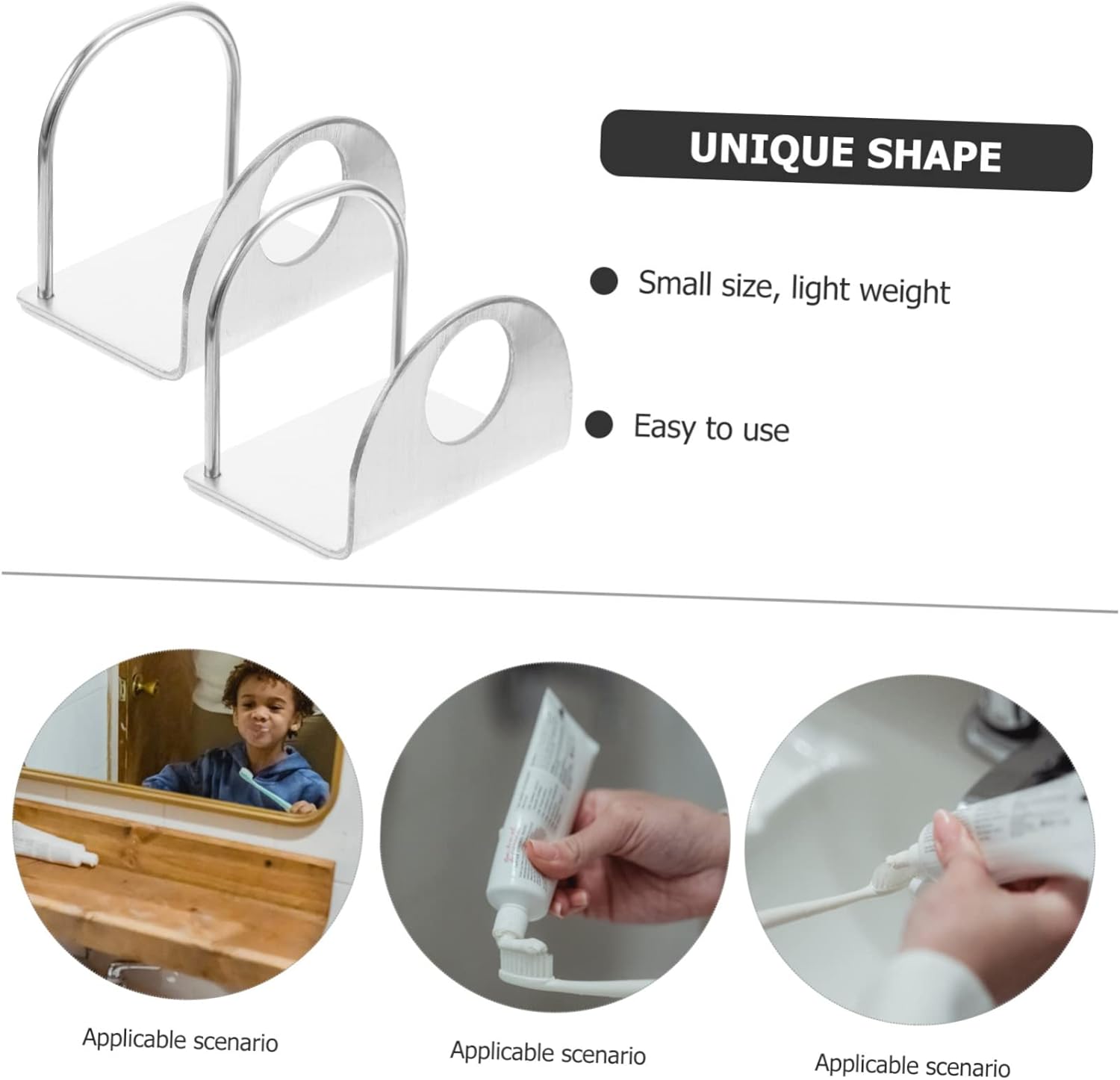 Stainless Steel Wall Mount Toothpaste Holder
