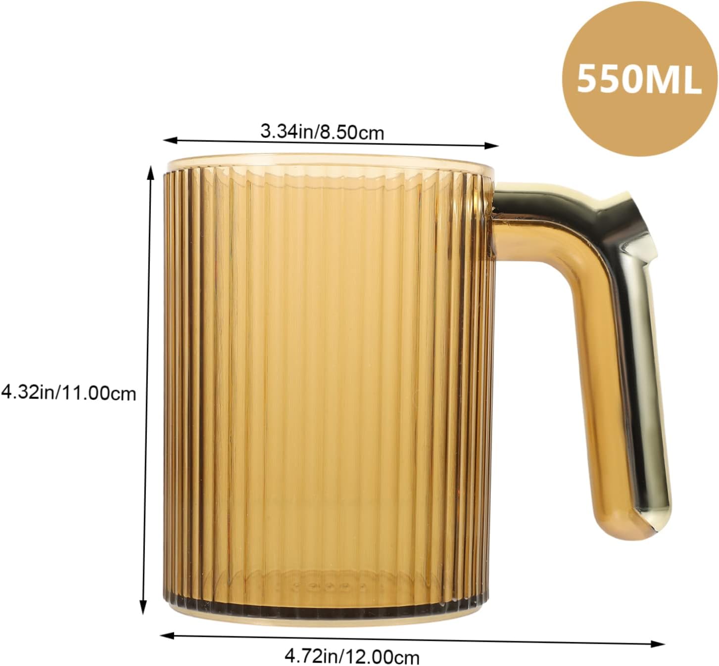 Gold Handle Creative Toothbrush Holder