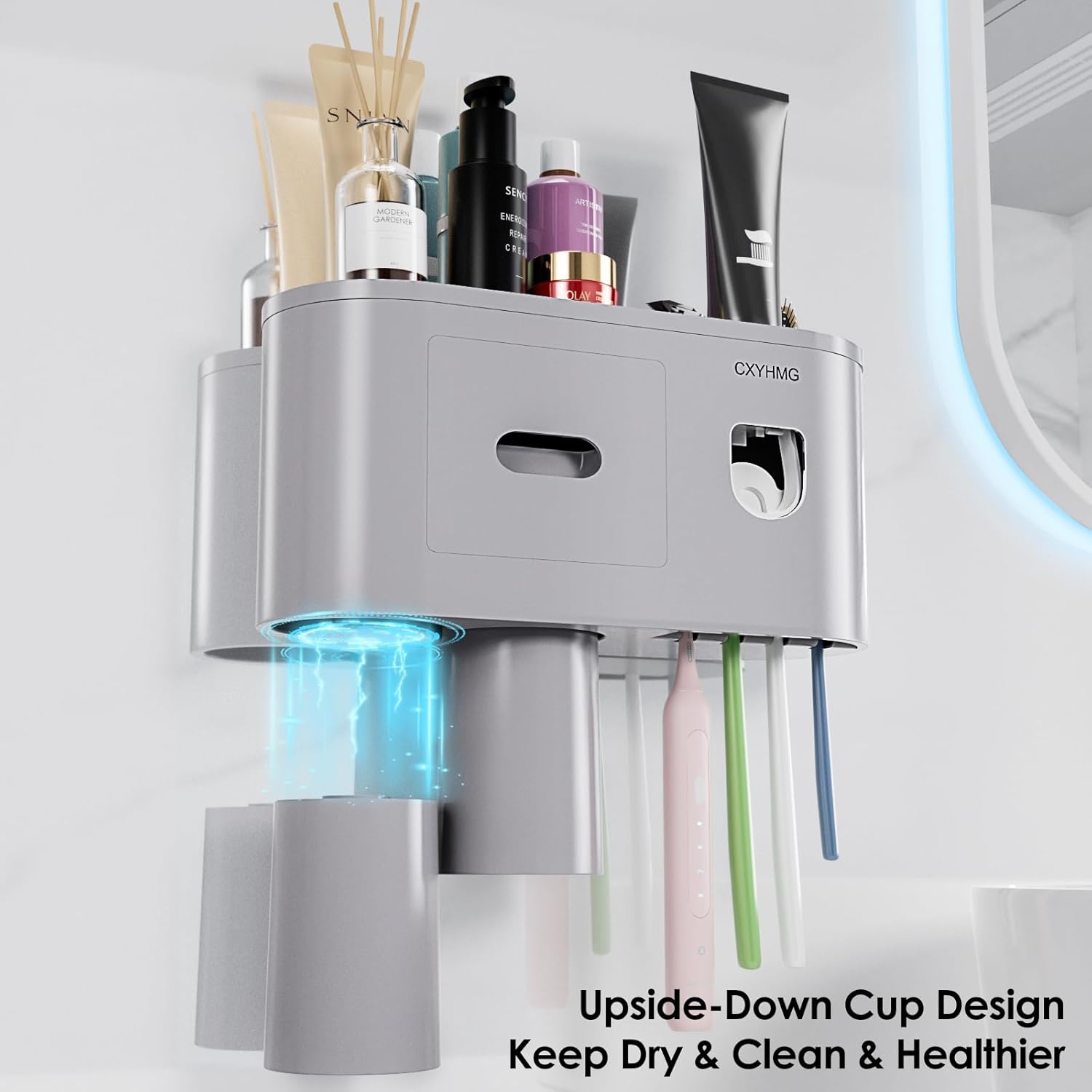 Automatic Toothpaste Squeezer for Kids Wall-Mounted