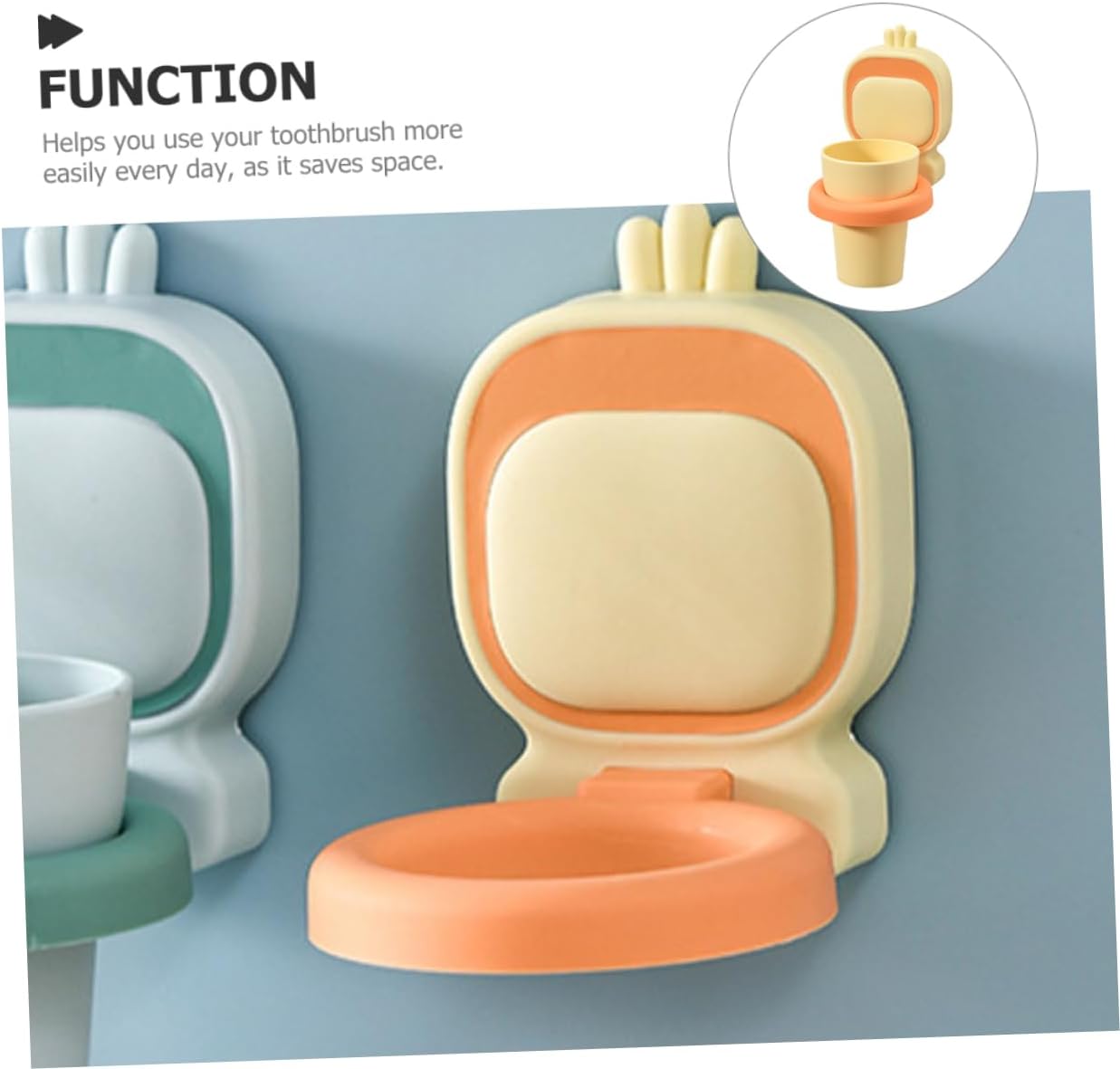Cute and Easy Toothbrush Holder for Kids in Bathroom