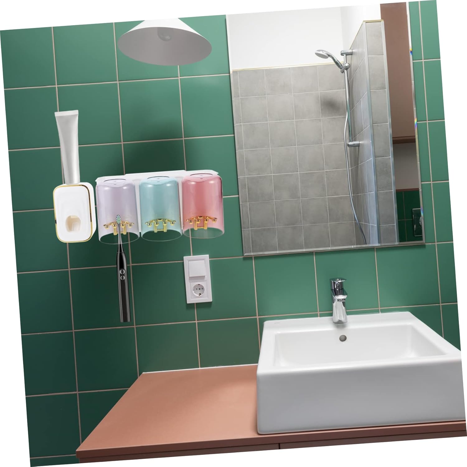 Premium Wall-Mounted Toothbrush Holder Squeezer for Home Use