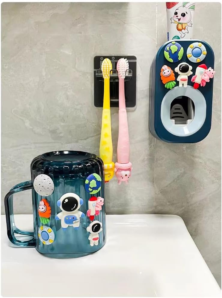 Automatic Toothpaste Dispenser for Kids 3 Piece Set