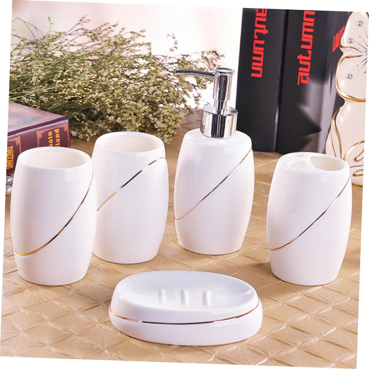 Cabilock Pc Hotel Home Bathroom Set - compact elegant and durable