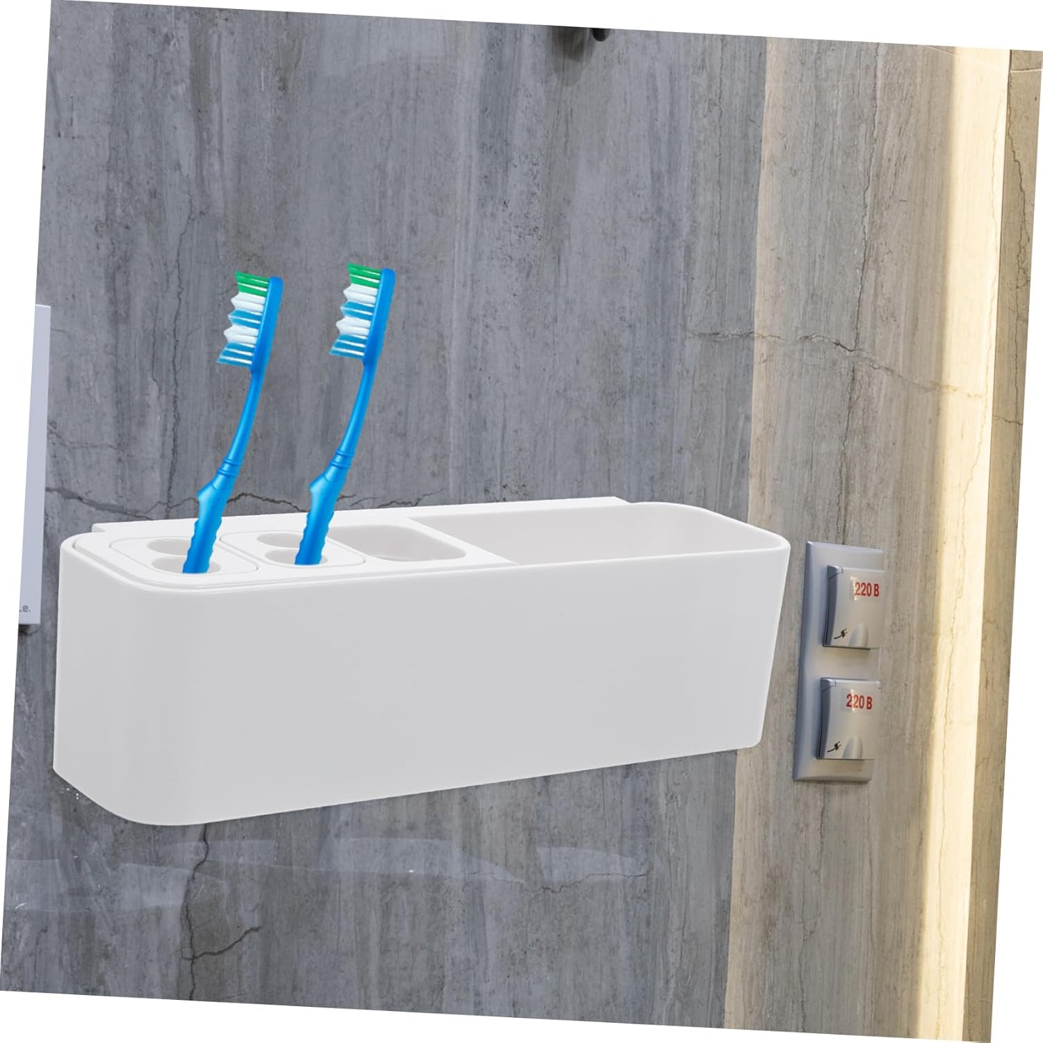 Amosfun Wall Mounted Electric Toothbrush Holder