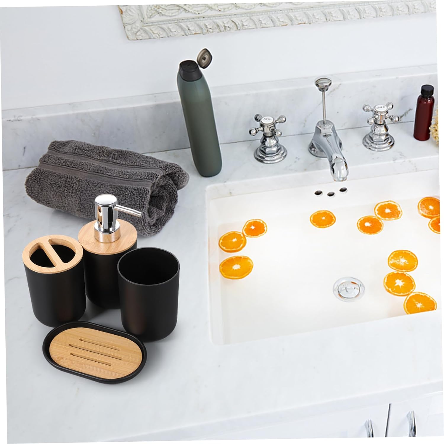 Luxshiny 4-Piece Bathroom Set
