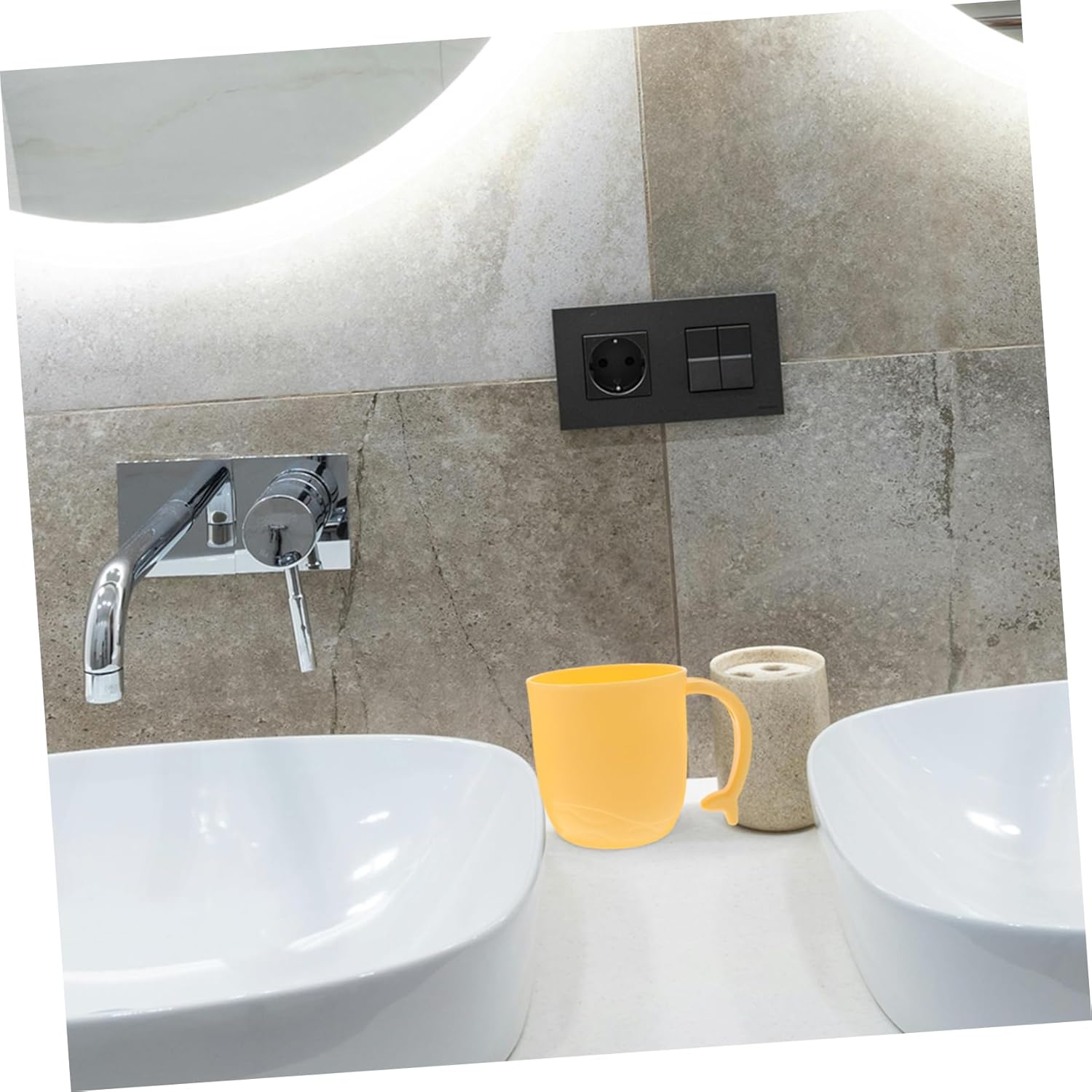 Space-Saving Dental Care Cups