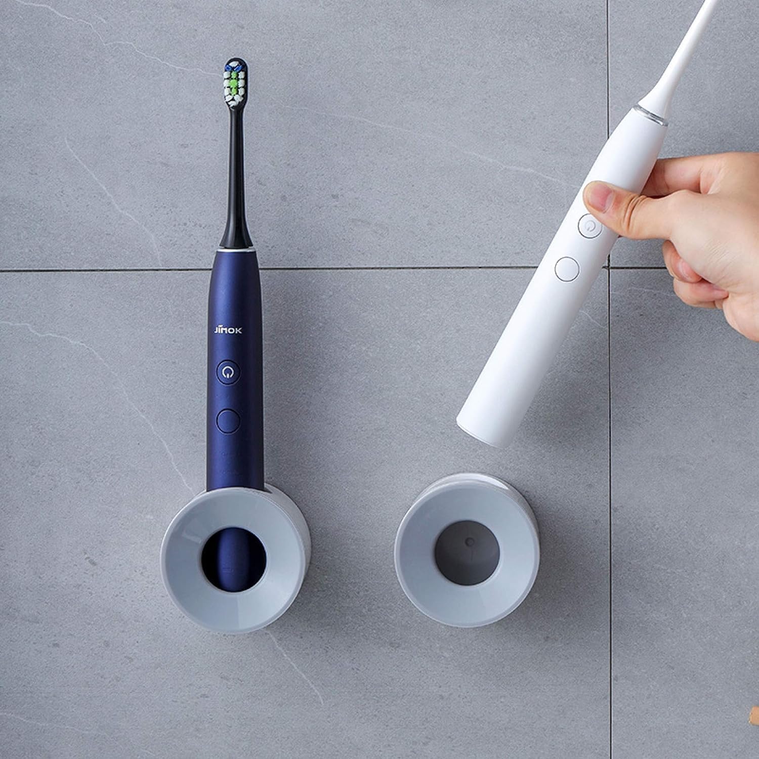 TALTAW Electric Toothbrush Wall Holder Space-Saving Maze for Bathroom