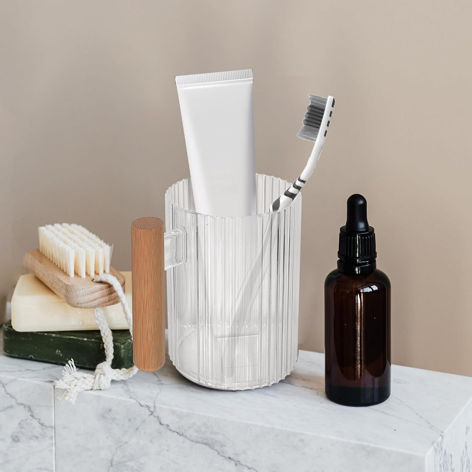 4-PackTransparent Travel-Friendly Storage Cups