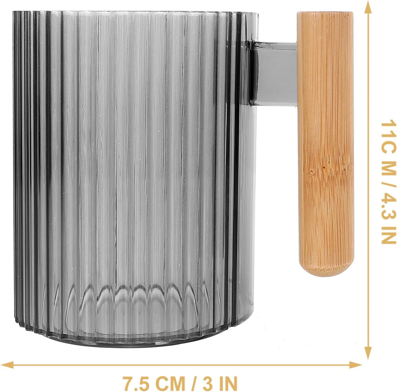 4-PackTransparent Travel-Friendly Storage Cups