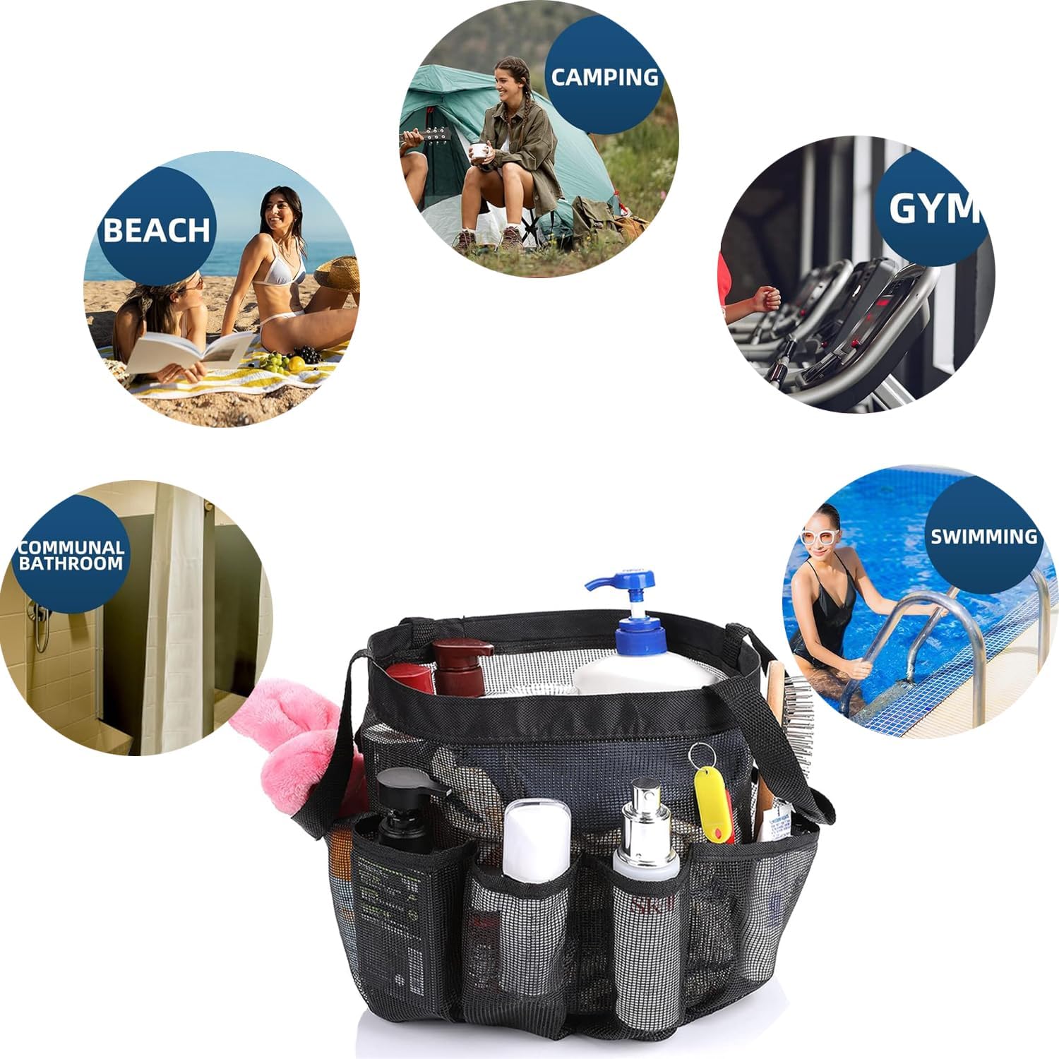 Convenient Mesh Tote Bag for Ducks