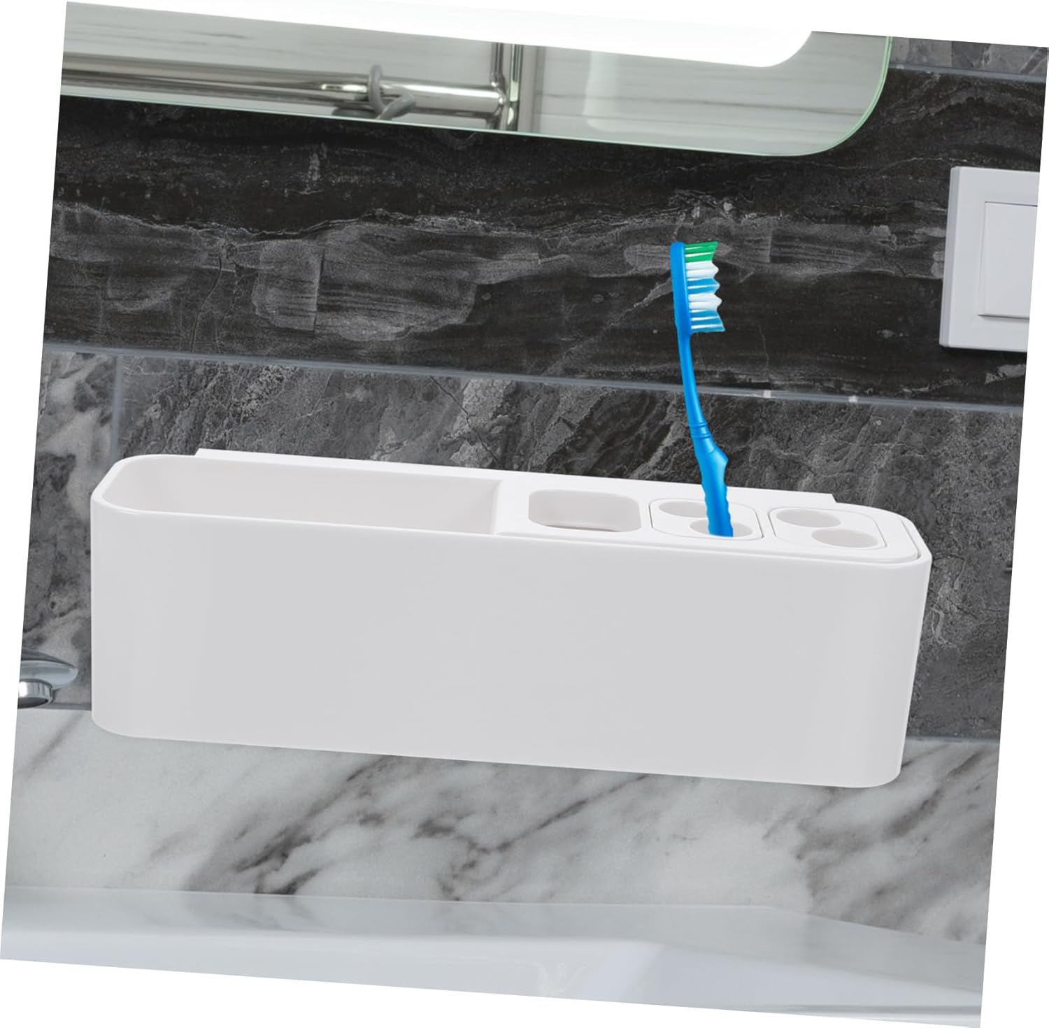 Eco-Friendly Wall-Mounted Electric Toothbrush Holder