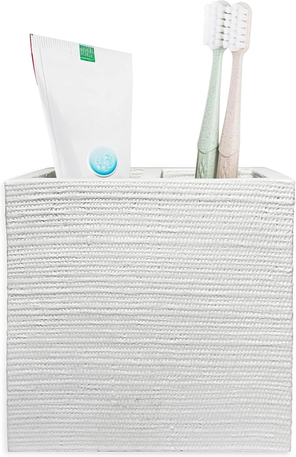 Mandarin Resin Toothbrush Holder for Kids - Durable Bathroom Organizer