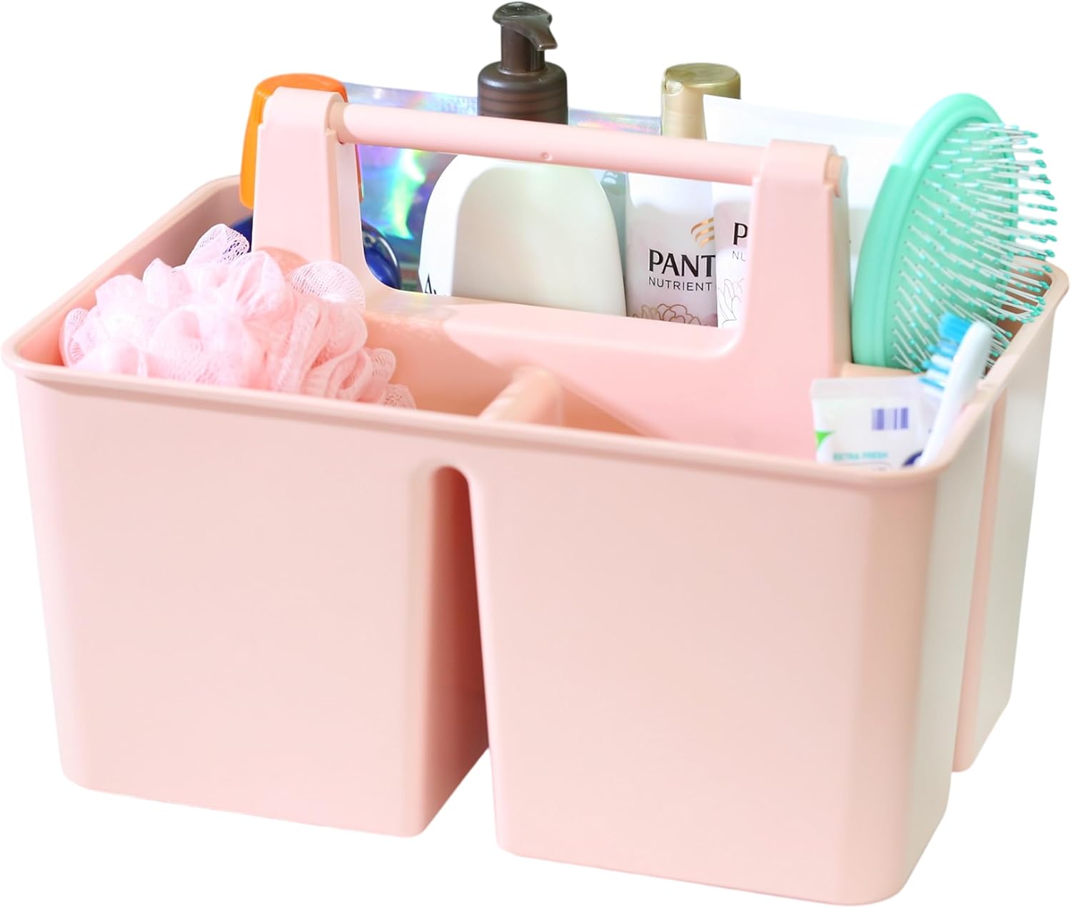 Enjoy Organizer Portable Plastic Shower Caddy 3 Compartments 4 Pack
