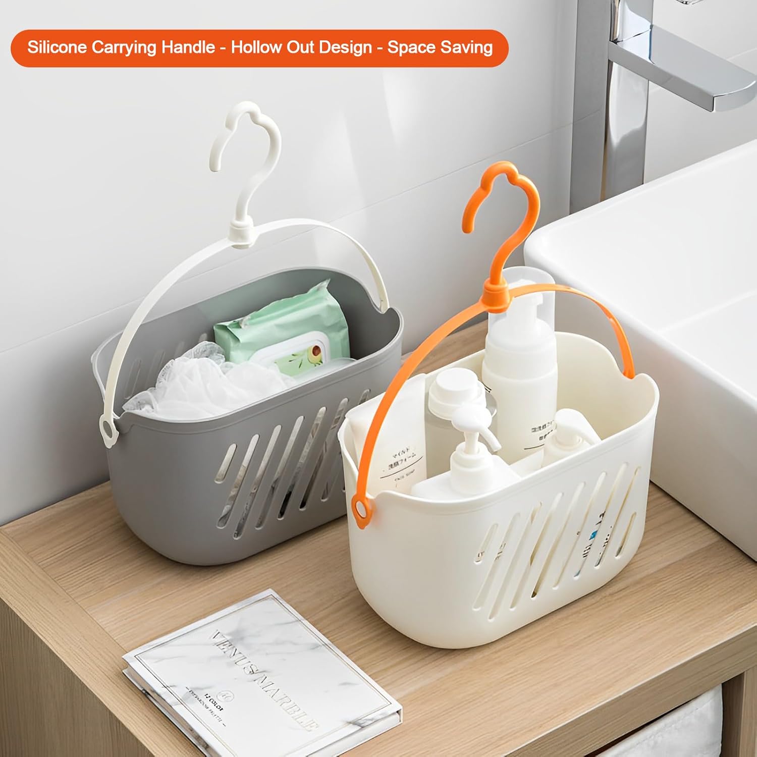 2-Piece Hanging Shower Caddy