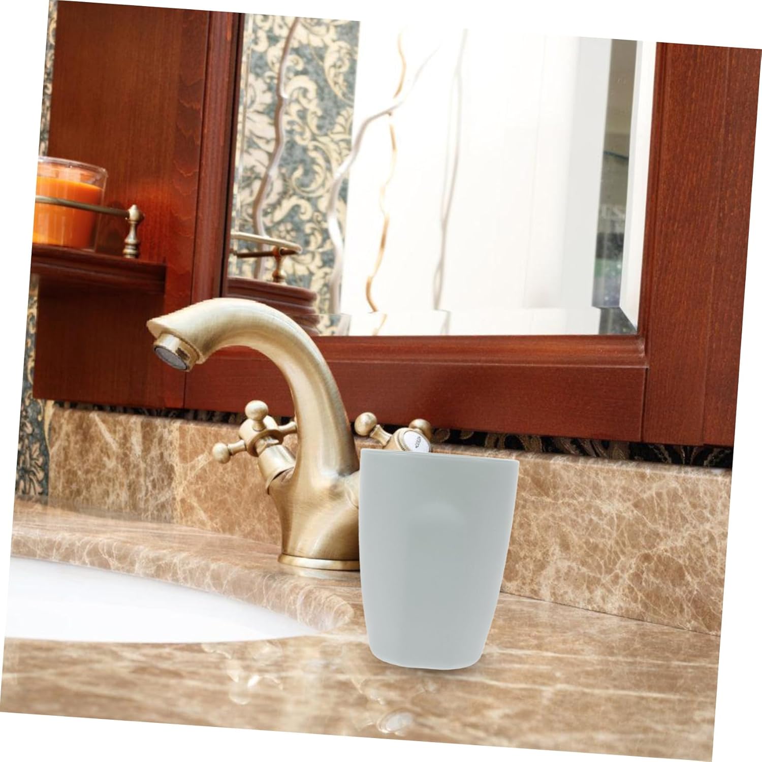 Enhance Daily Oral Care Comfort with FOMIYESBathroom Tumbler Plastic Toothbrush Holder