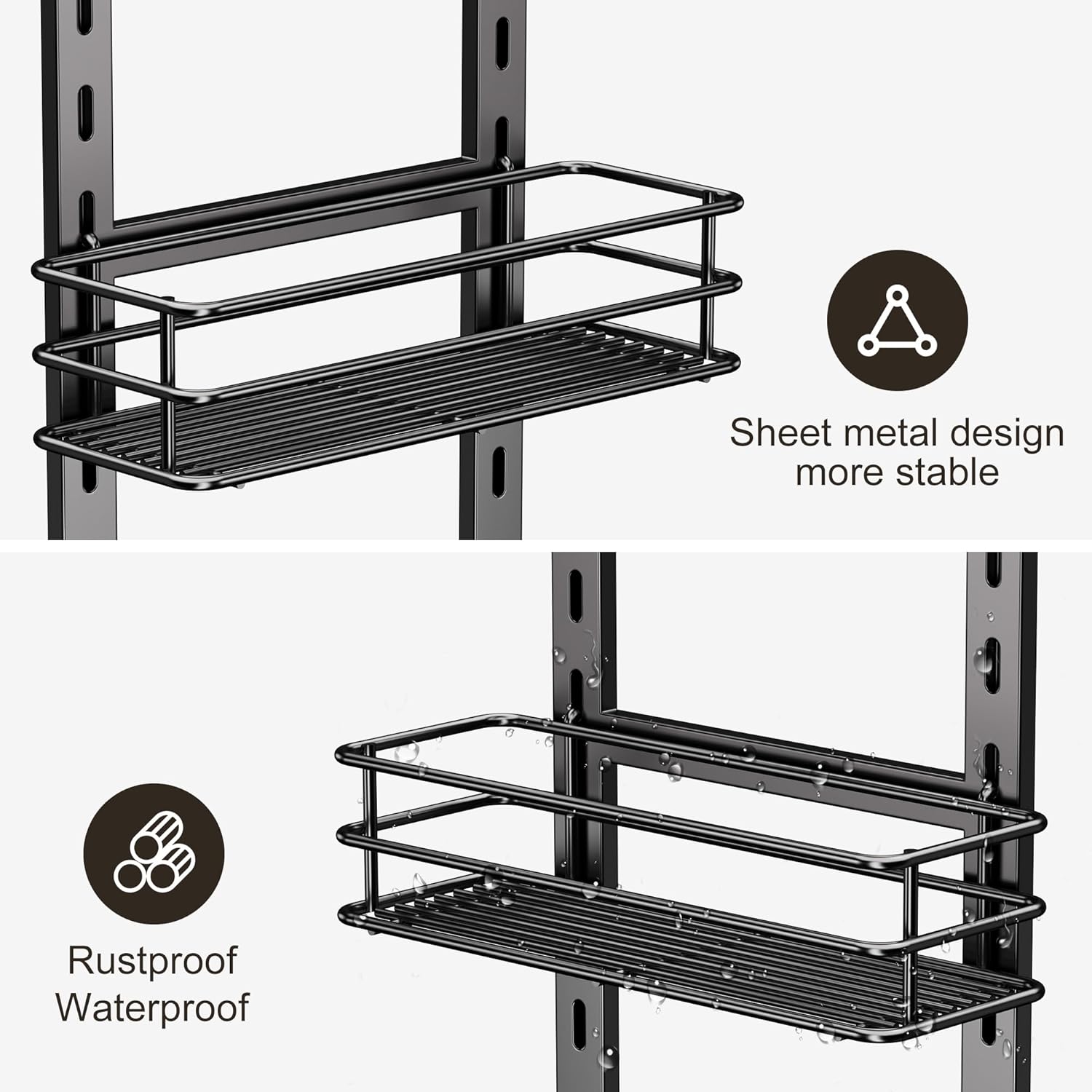 Orimade Adjustable Anti-Slip Shower Caddy