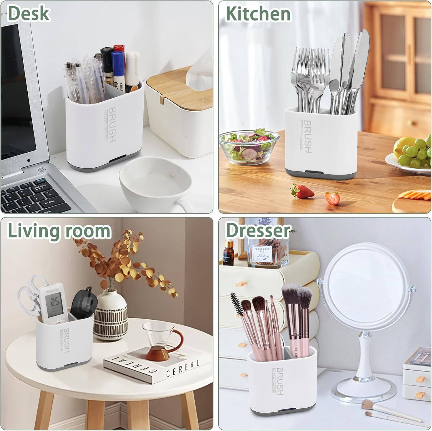 Compact Styleful Toothbrush Organizer
