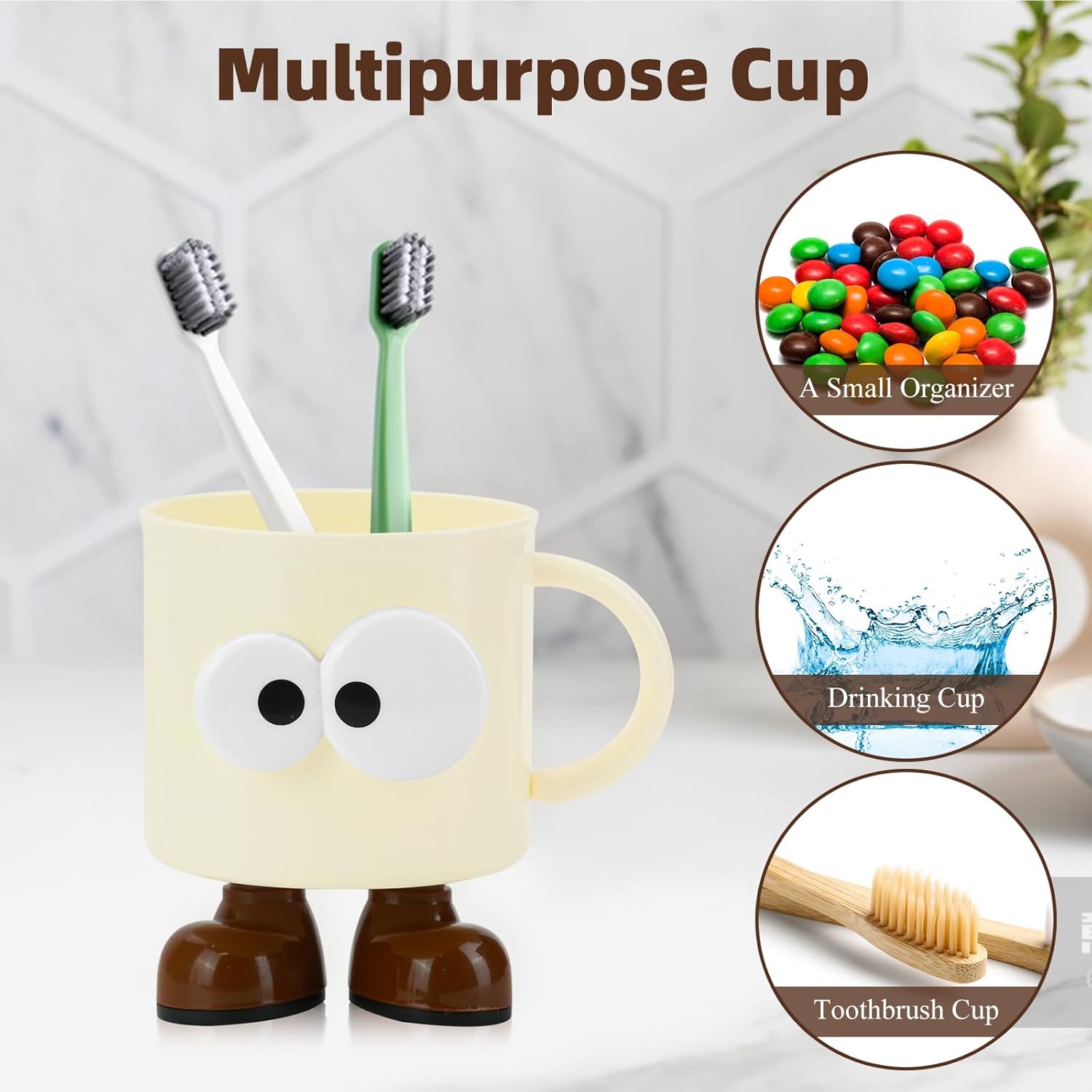 Smile-Brights 2-Pack Toothbrush Holder