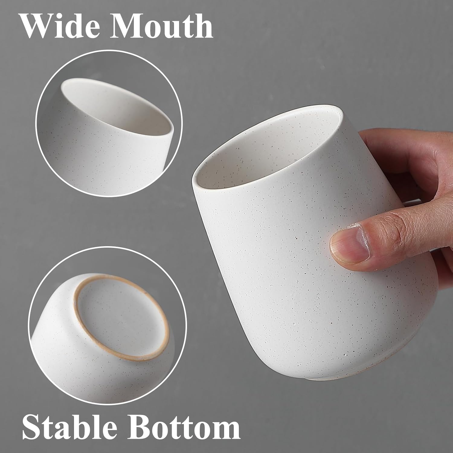 Exquisite Ceramic Toothbrush Holder Set 2-Pack Bathroom Kitchen Home Storage Solution
