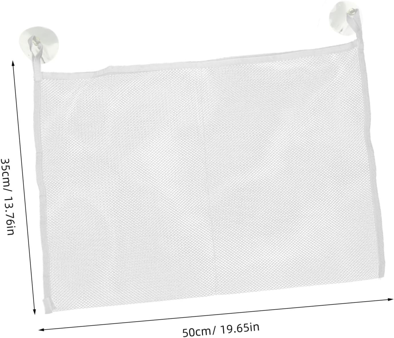 Luxshiny 2-Piece Hanging Bath Toy Storage Bag Mesh Organizer