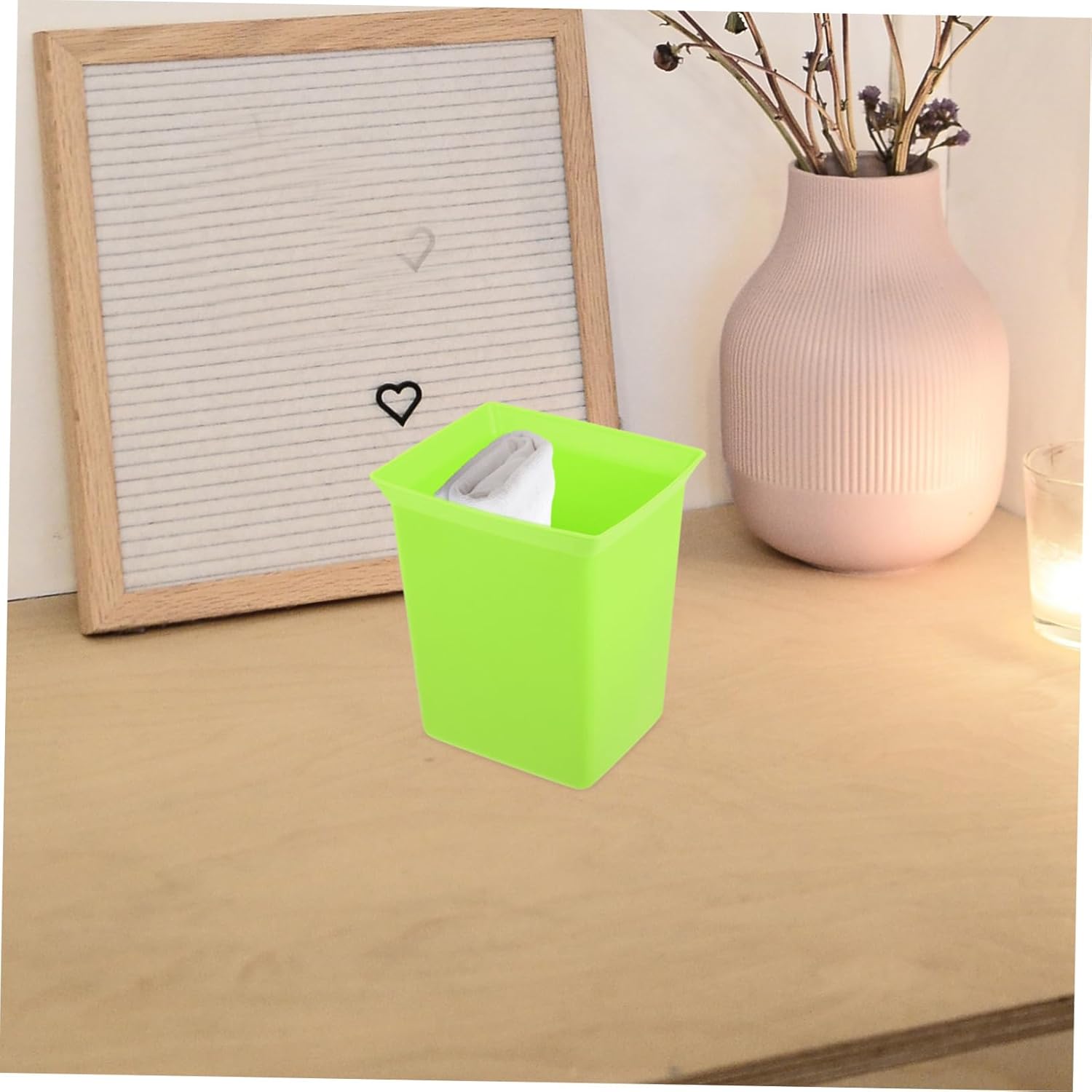 HEALEEP Portable Plastic Storage Basket for Bathroom Hotel