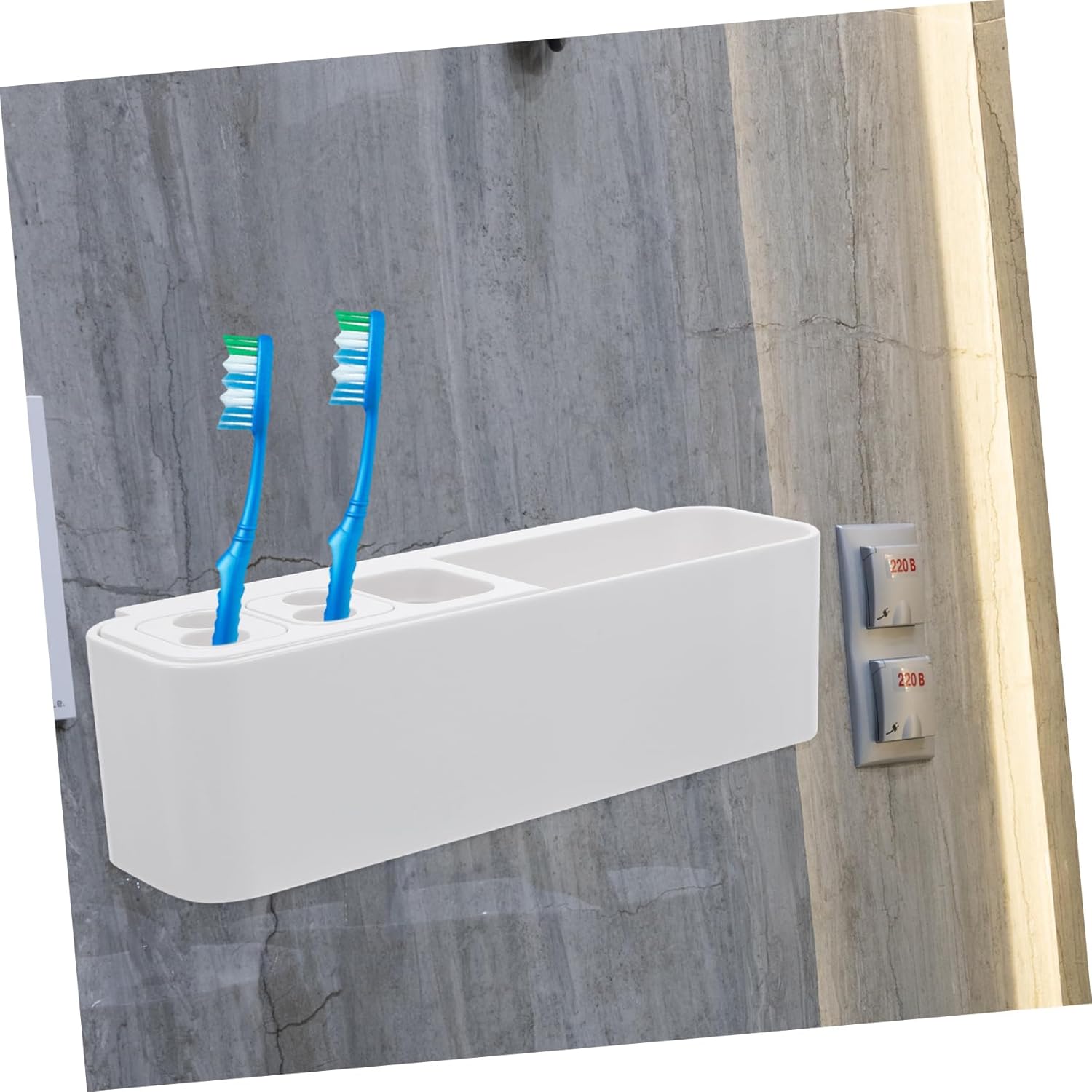 Eco-Friendly Wall-Mounted Electric Toothbrush Holder