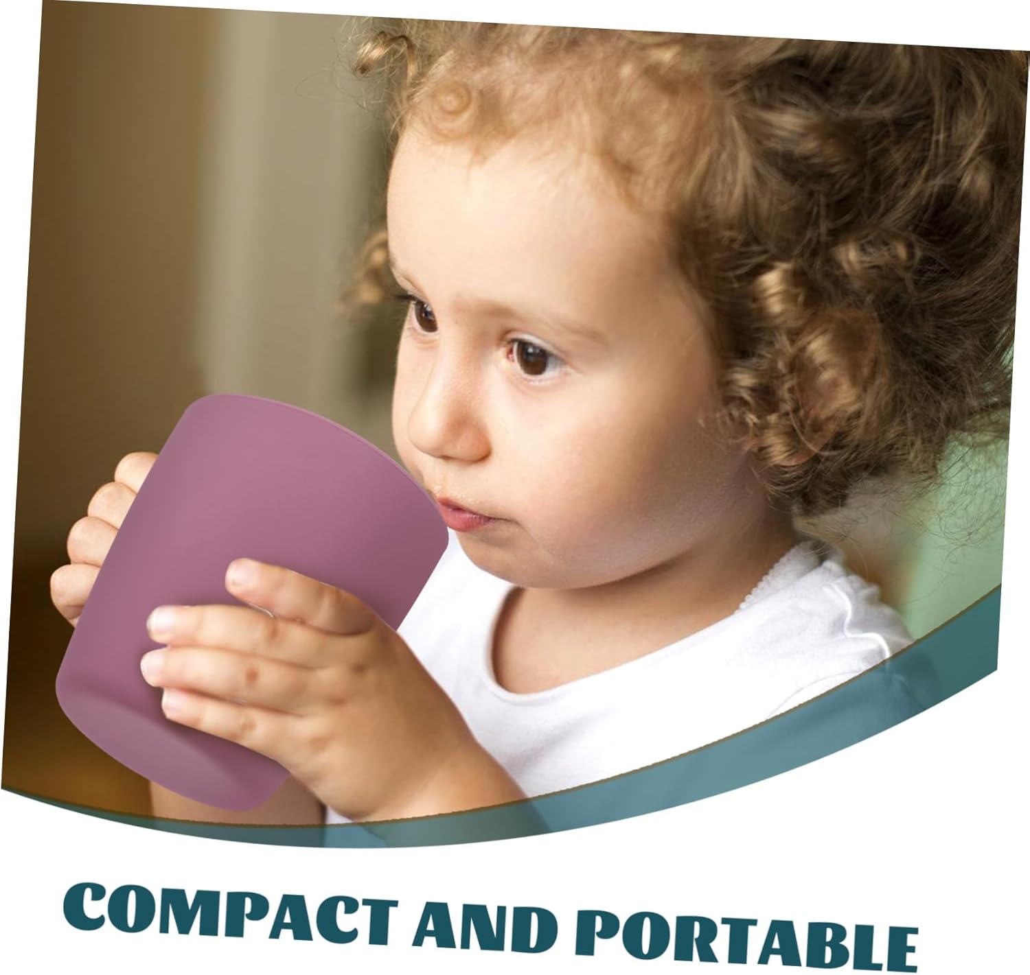 Silicone Open Cup Spill-Proof Toddler Sippy Cup