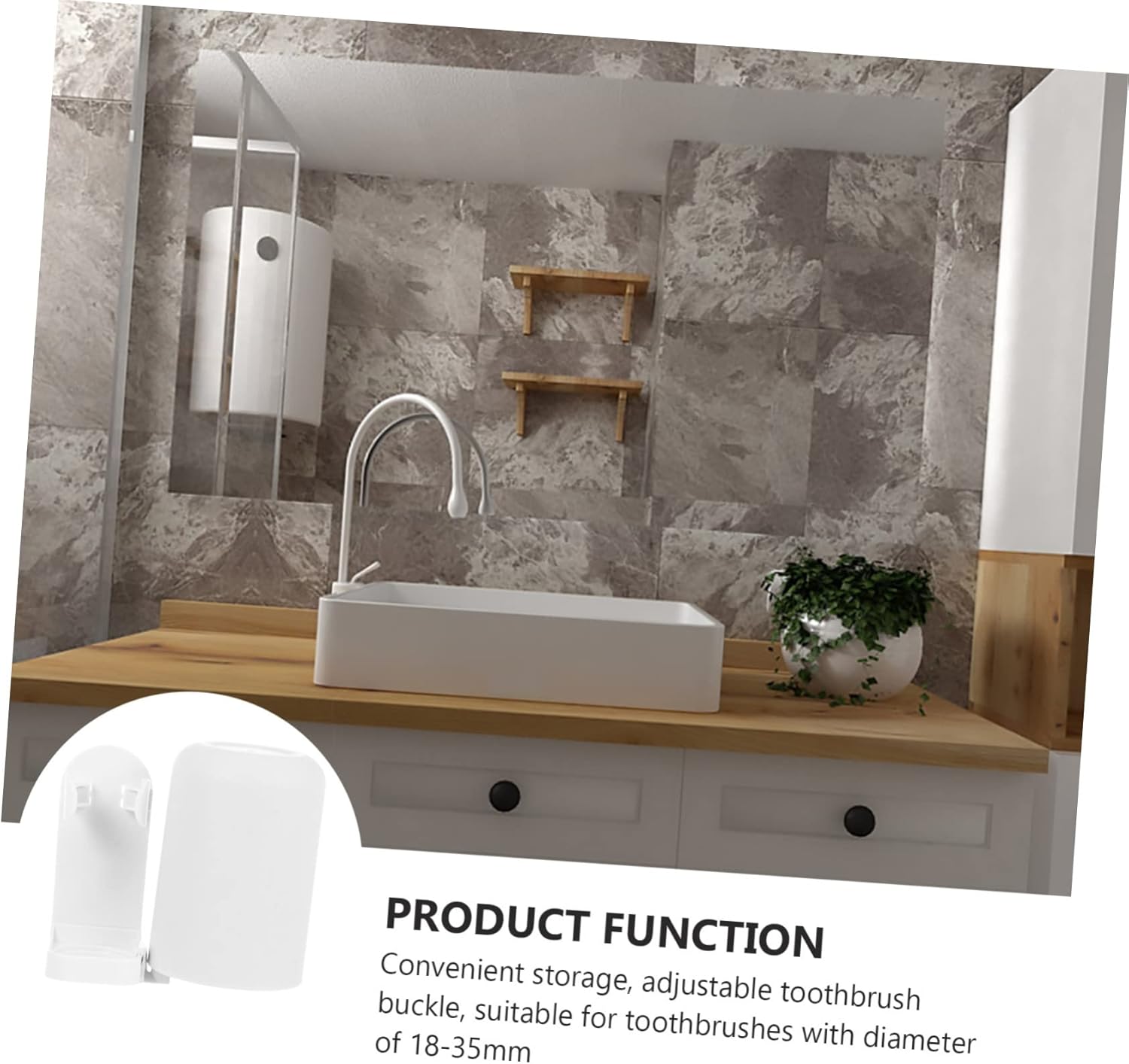 Sturdy Electric Toothbrush Holder