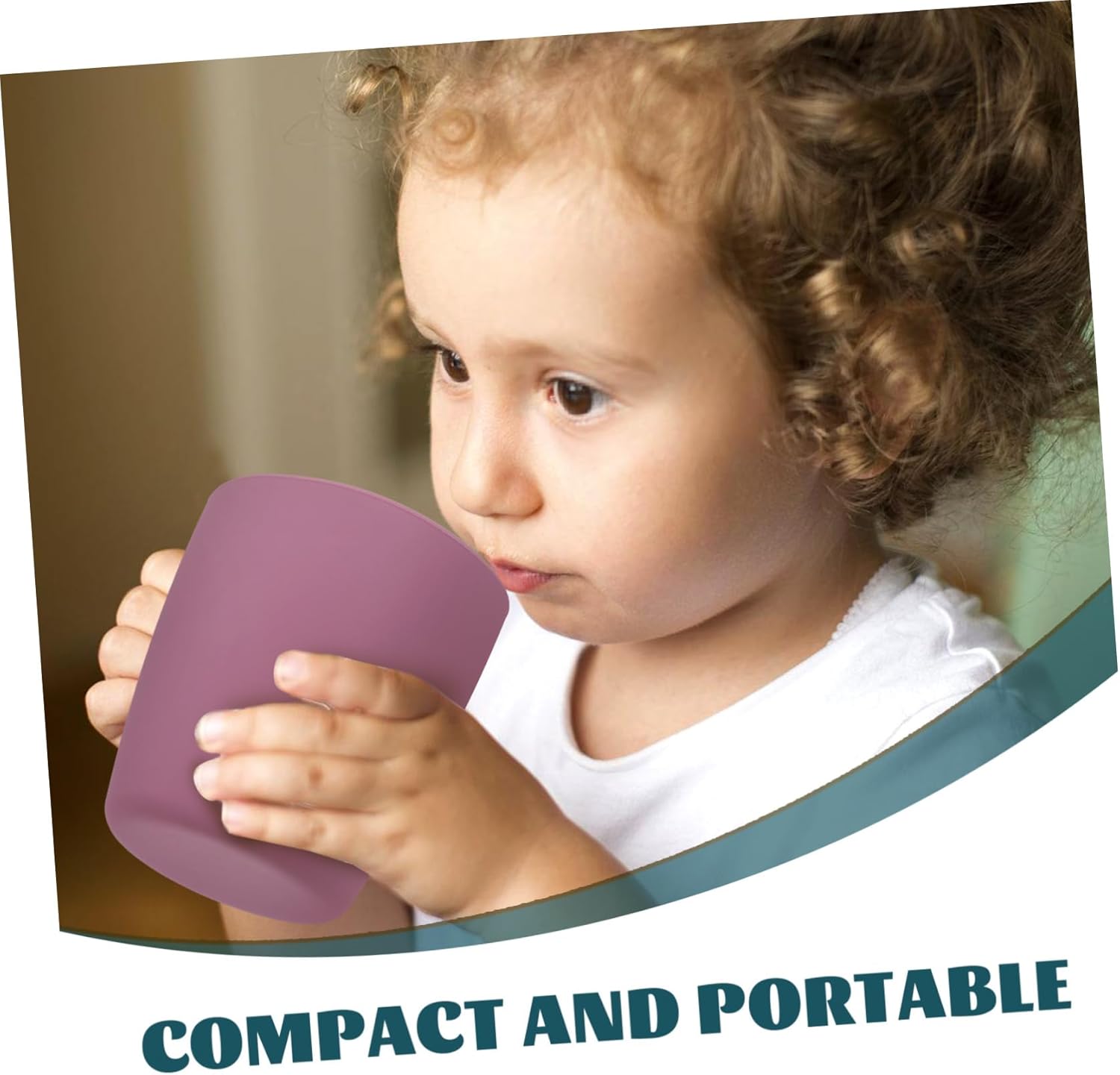 Silicone Bath Cups for Babies - Spill-Proof Leak-Proof Easy to Clean