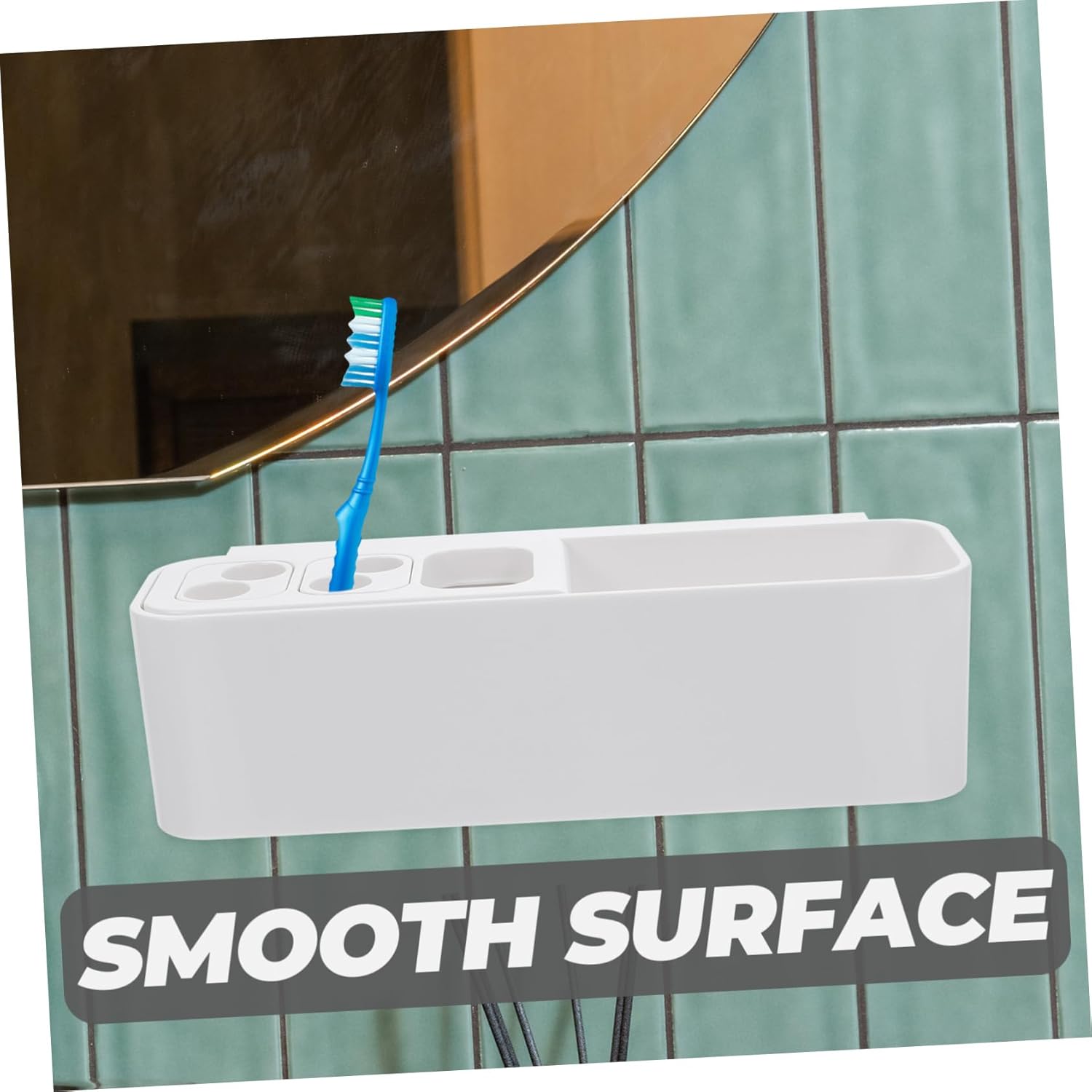 Eco-Friendly Wall-Mounted Electric Toothbrush Holder