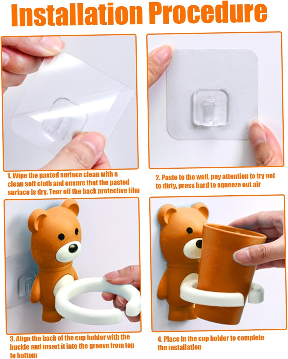 Kids Toothbrush Holder Cartoon Design