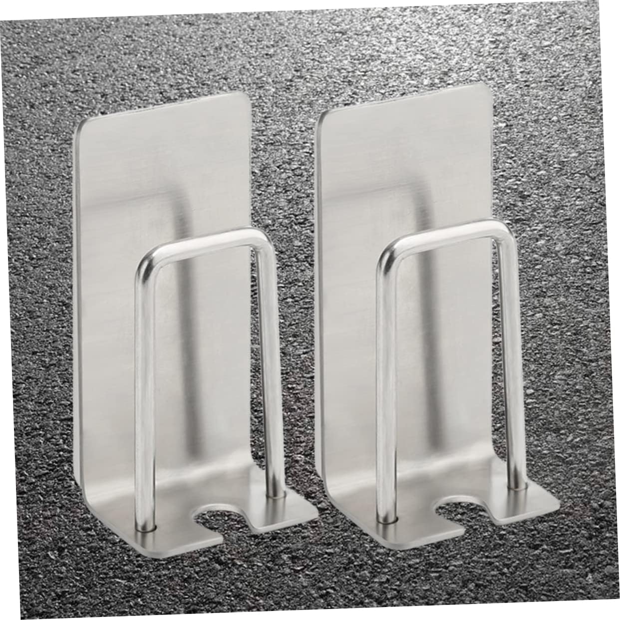 Zerodeko 2-Pack Stainless Steel Toothbrush Oral Care Holder Organizer No Drilling Required