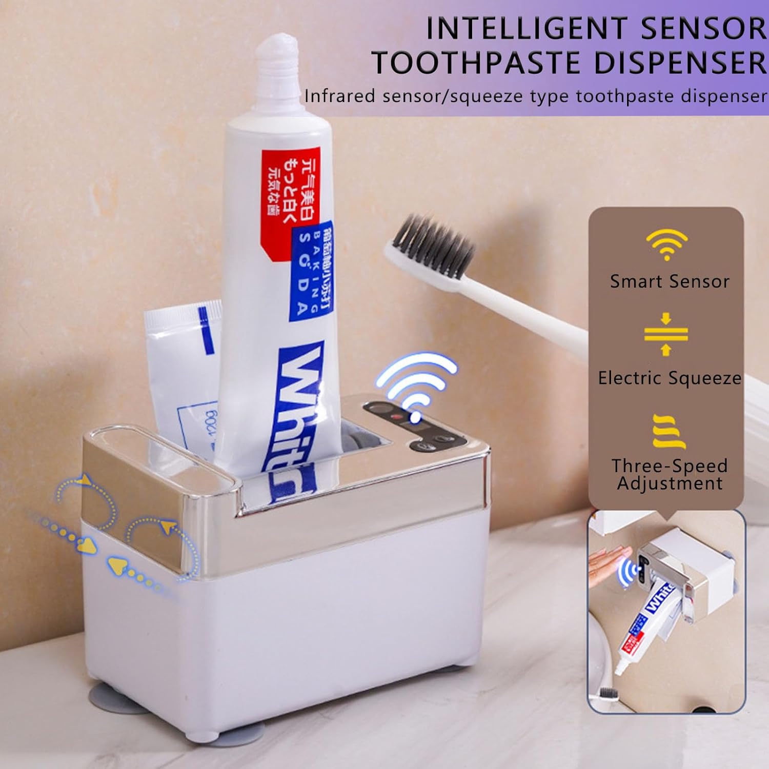 Automatic Toothpaste Squeezer for Adults Kids