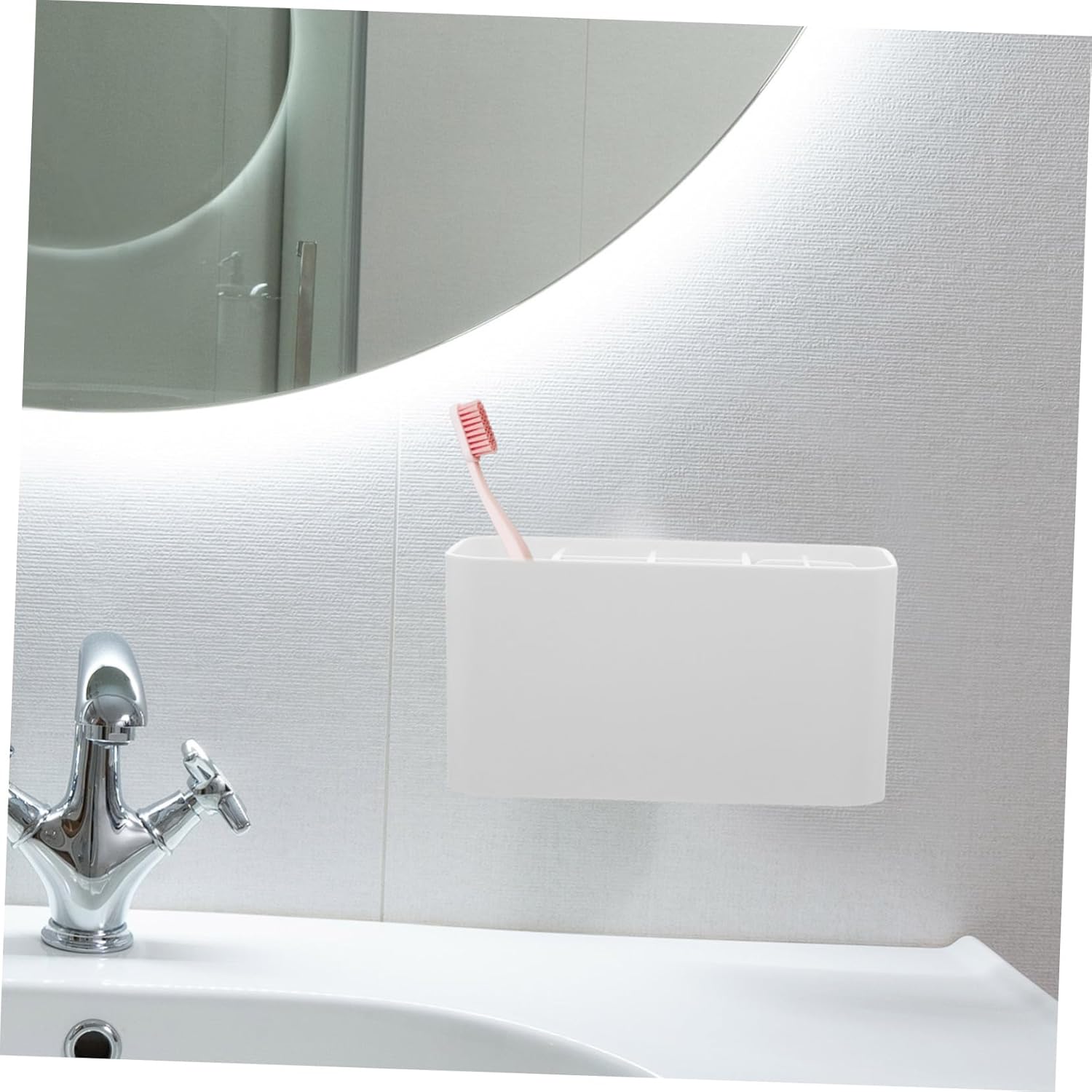 CANIGHT Toothbrush Holder with Matte Finish and Removable Design