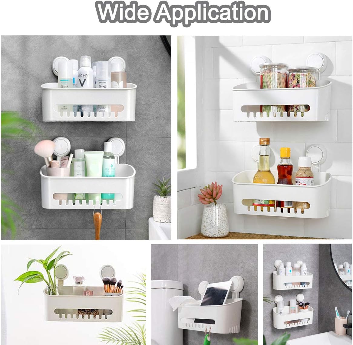 EleviSuction Shower Organizer