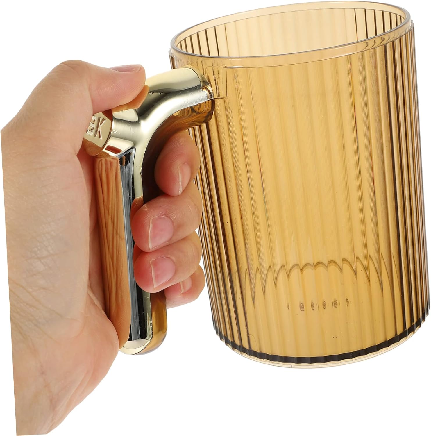 Gold Handle Creative Toothbrush Holder