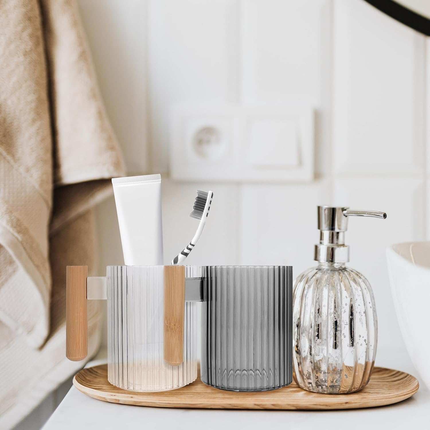 4-PackTransparent Travel-Friendly Storage Cups