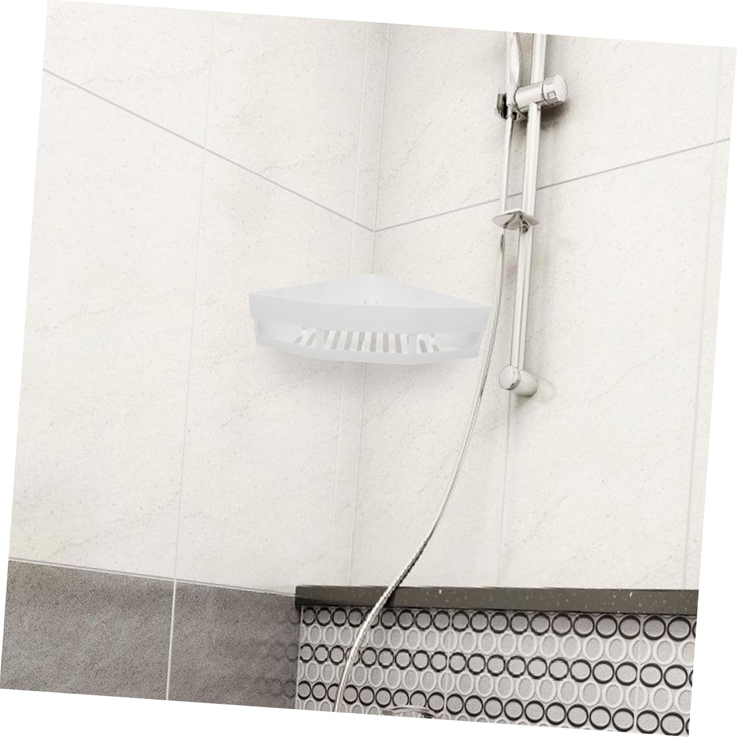 DRIP-READY No Drilling Corner Shower Organizer