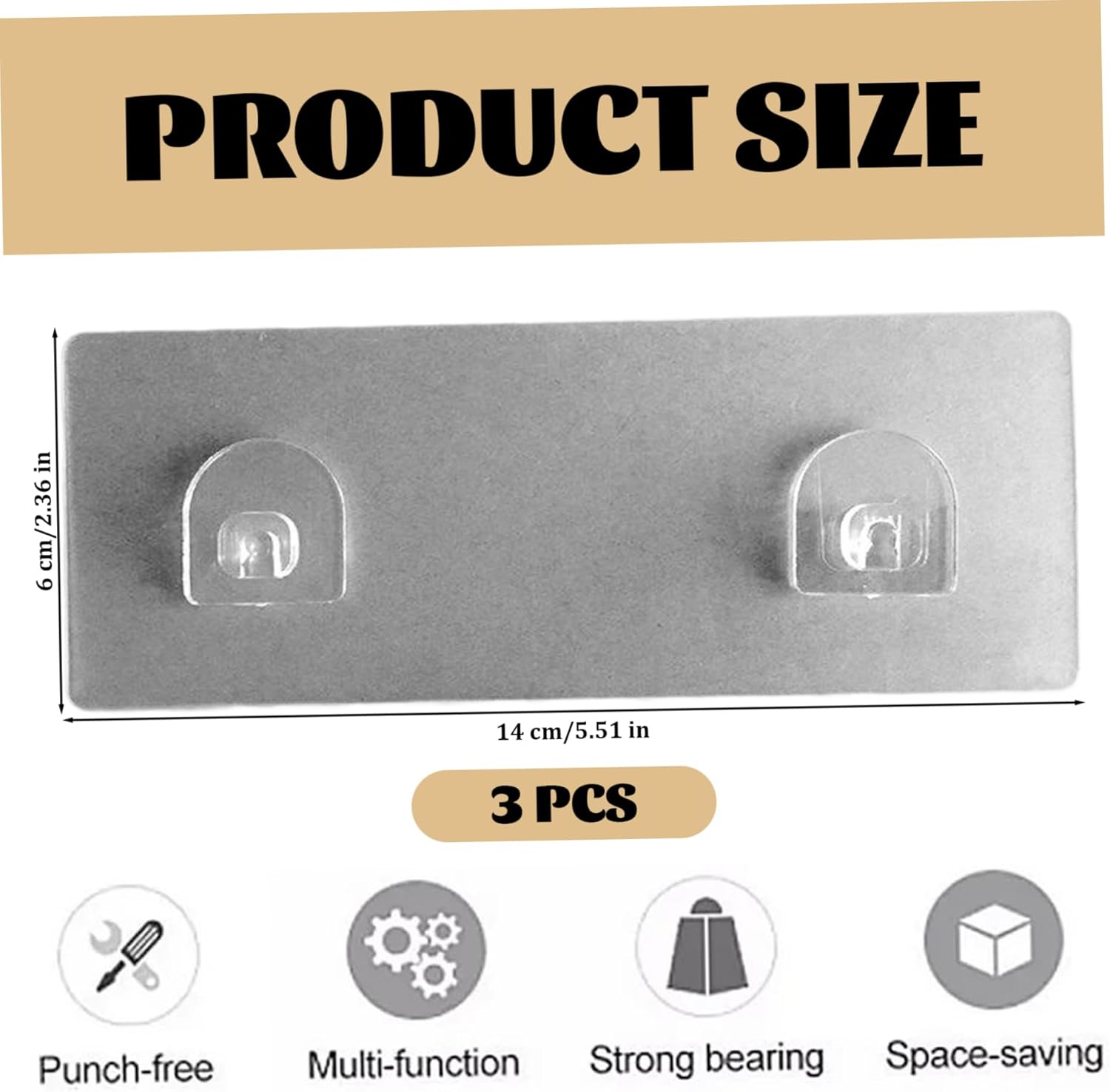 Secure Adhesive Shower Caddy